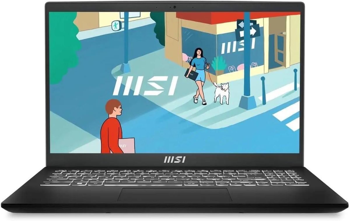 Ноутбук MSI Modern 15 H B13M-096XRU 15.6", IPS, Intel Core i5 13420H 2.1ГГц, 8-ядерный, 16ГБ DDR4, 512ГБ SSD,  Intel Iris Xe graphics, FreeDOS, черный [9s7-15h411-096]